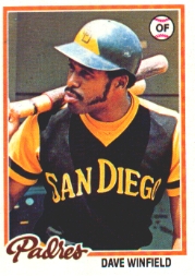 1978 Topps Baseball Cards      530     Dave Winfield